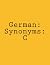 German: Synonyms: C