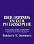 Der Irrtum in der Philosophie by Balduin Schwarz
