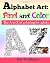 Alphabet Art: Find and Colo...