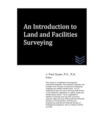 An Introduction to Land and Facilities Surveying (Land Surveying)