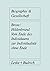 Vom Ende des Individuums zur Individualität ohne Ende (Biographie & Gesellschaft) (German Edition)
