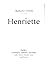 Henriette (French Edition)