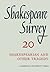 Shakespeare Survey 20 : Shakespearian and Other Tragedy
