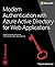 Modern Authentication with Azure Active Directory for Web Applications