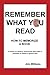 Remember What You Read: How to Memorize a Book