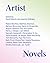 Artist Novels