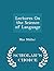 Lectures on the Science of Language