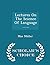 Lectures on the Science of Language