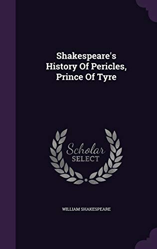 History of Pericles, Prince of Tyre
