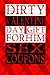 Dirty Valentine Day Gift For Him: Sex coupons