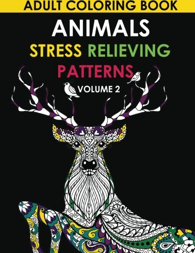 Adult Coloring Book: Animals. Stress Relieving Patterns (Paperback)