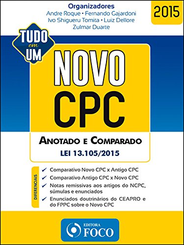 Novo CPC anotado e comparado : tudo em um (Hardcover)