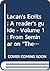Reading Lacan’s Écrits: From ‘Overture' to ‘Variations on the Standard Treatment'