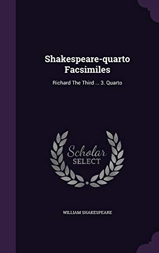 Richard the Third ... 3. Quarto