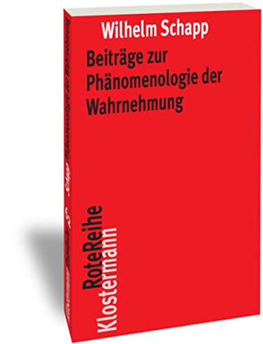 Beitrage Zur Phanomenologie Der Wahrnehmung (German Edition)