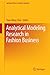 Analytical Modeling Research in Fashion Business (Springer Series in Fashion Business)