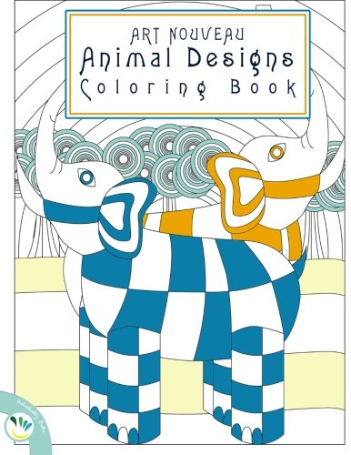 Art Nouveau Animal Designs Coloring Book (Paperback)