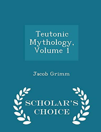 Teutonic Mythology, Volume 1