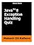 Java 8 Exception Handling Quiz (Black Book)