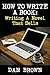 How to Write a Book: Writing a Novel That Sells