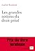 Les Grandes Notions du Droit Privé