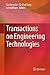 Transactions on Engineering Technologies