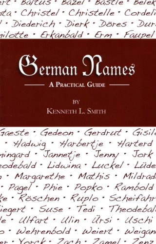 German Names: A Practical Guide (Paperback)