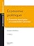 Économie politique - Tome 1 - Économie descriptive et comptabilité nationale (Les Fondamentaux)