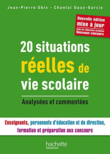 20 Situations réelles de Vie Scolaire (Paperback)