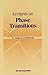 LECTURES ON PHASE TRANSITIONS