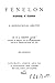 Fénelon, Archbishop of Cambrai, A Biographical Sketch