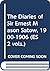 The Diaries of Sir Ernest Mason Satow, 1900-1906 by Ian Ruxton