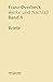 Franz Overbeck: Werke und N...