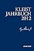 Kleist-Jahrbuch 2012 by Günter Blamberger