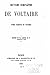 Oeuvres complètes de Voltaire - Tome XXXI (French Edition)