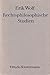Rechtsphilosophische Studien: Ausgewahlte Schriften (German Edition)