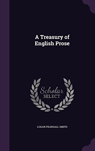 A Treasury of English Prose (Hardcover)