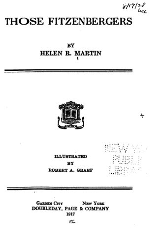 Those Fitzenbergers (Paperback)