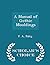 A Manual of Gothic Mouldings