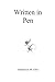 Written in Pen by Emmerson Grin