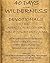 40 Days in the Wilderness Addiction Recovery Devotionals and Bible Studies