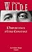 L'Importance d'être Constant by Oscar Wilde