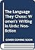 The Language They Chose by Noor Zaheer