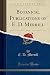 Botanical Publications of E...