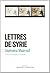 Lettres de Syrie