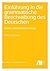 Einfuehrung in die grammatische Beschreibung des Deutschen (T... by Roland Schaefer