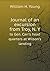Journal of an excursion from Troy, N. Y to Gen. Carr's head q... by William H.  Young