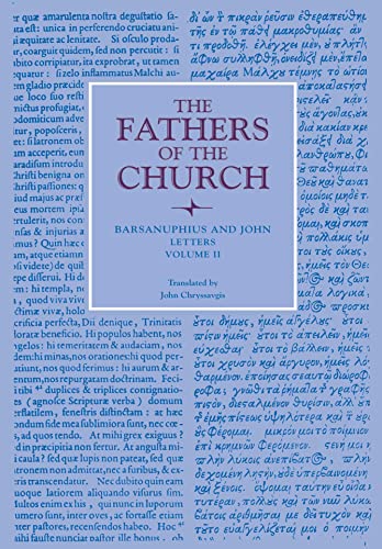Letters (Fathers of the Church Patristic Series)