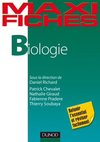 Maxi fiches de Biologie (Paperback)