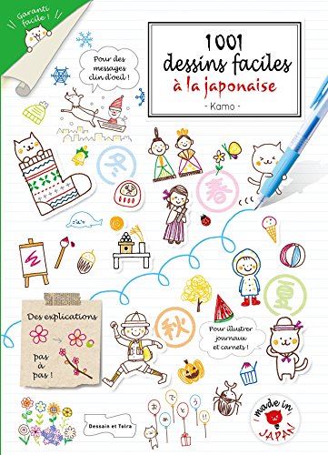 1001 dessins faciles à la japonaise (Paperback)